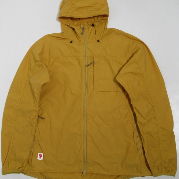 Fjallraven Women's 83516 High Coast Wind Jacket Ochre Size L - Picture 1 of 12